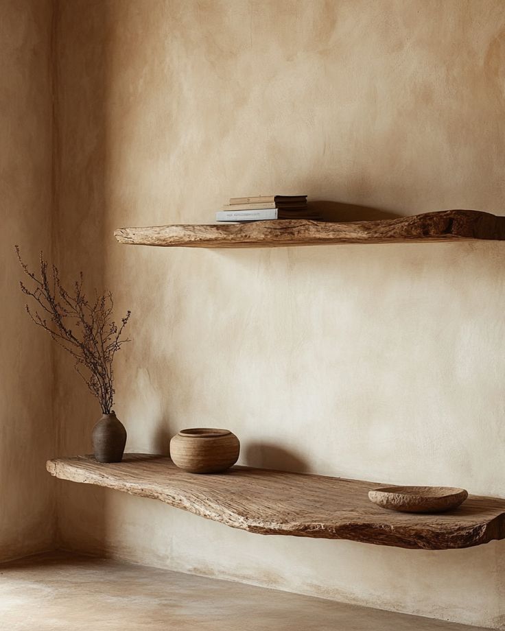Rustic shelves